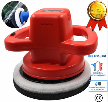 TD® Polisseuse voiture professionnel polish pneumatique machine à polir cirer automatique vitesse carrosserie vibration brillance